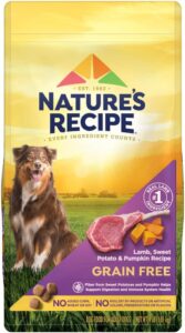 Nature’s Recipe Grain-Free Easy to Digest Lamb, Sweet Potato, & Pumpkin Recipe Dry Dog Food
