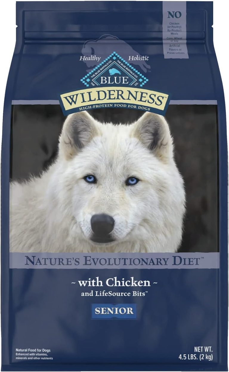 Blue Wilderness Senior Chicken Recipe Grain-Free Dry Dog Food