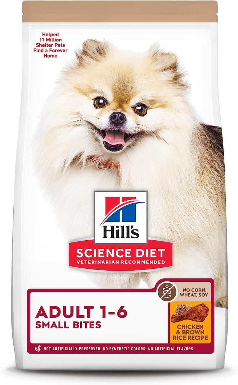 Hill’s Science Diet Adult Small Bites No Corn, Wheat, Soy Chicken & Brown Rice Recipe Dry Dog Food