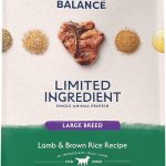 Natural Balance L.I.D. Limited Ingredient Diets Lamb & Brown Rice Large Breed Bites Dry Dog Food