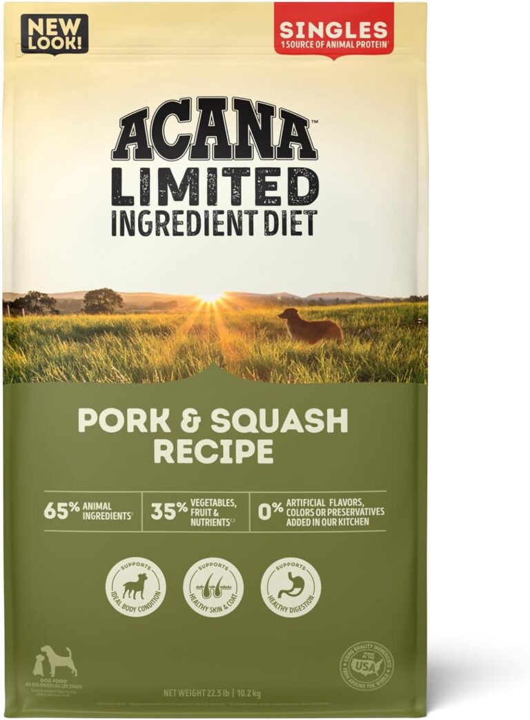 Acana Singles Limited Ingredient Diet Pork & Squash Recipe Grain-Free Dry Dog Food