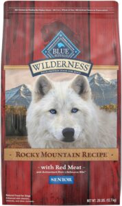 Blue Wilderness Rocky Mountain Recipe Senior Red Meat Grain-Free Dry Dog Food