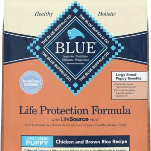 Blue Life Protection Formula Puppy Large Breed Chicken and Brown Rice Recipe Dry Dog Food 6 Blue Life Protection Formula Puppy Large Breed Chicken and Brown Rice Recipe Dry Dog Food