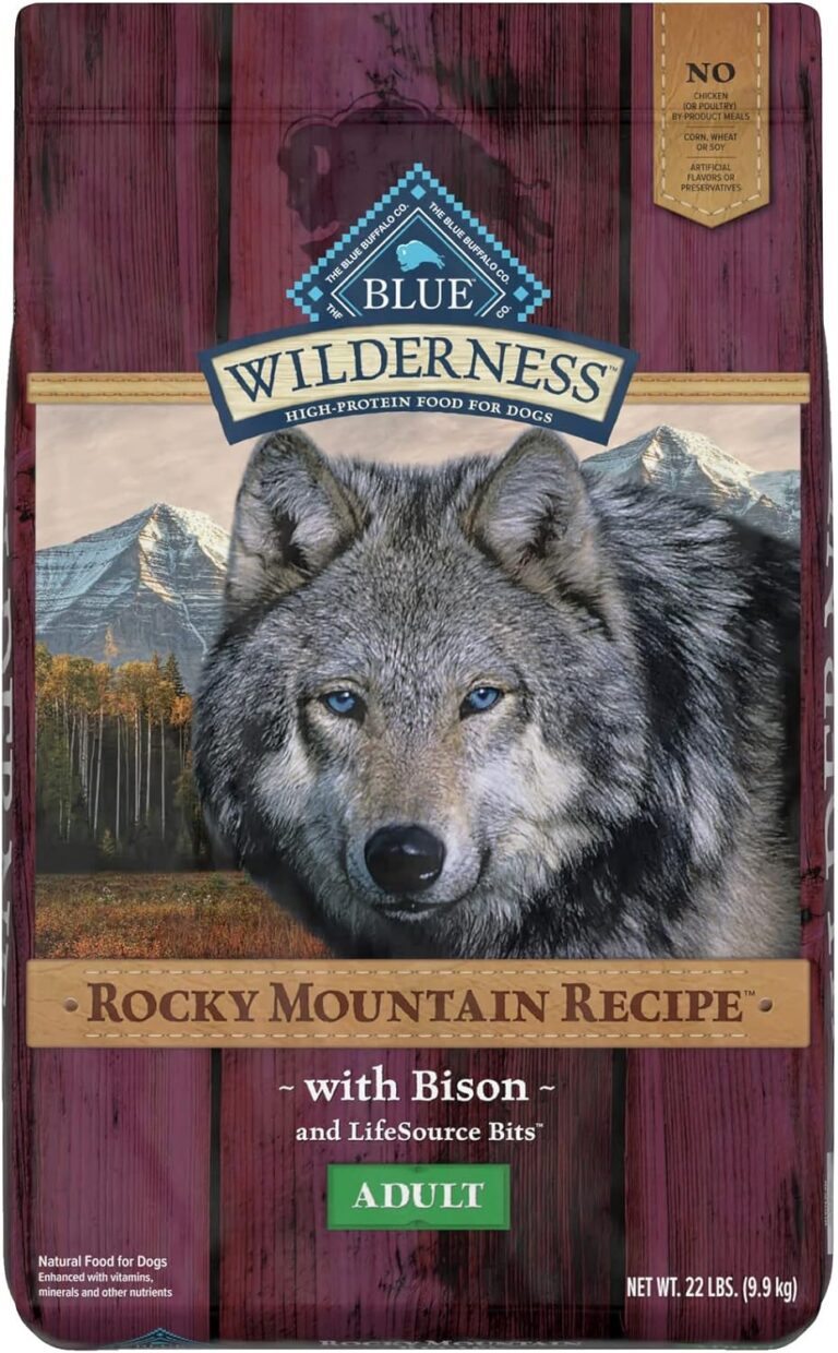 Blue Wilderness Rocky Mountain Recipe Adult Bison Grain-Free Dry Dog Food