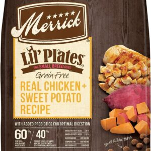 Merrick Lil’ Plates Grain-Free Real Chicken + Sweet Potatoes Recipe Dry Dog Food