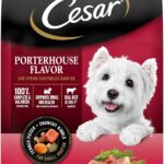 Cesar Porterhouse Flavor & Spring Vegetables Garnish Dry Dog Food