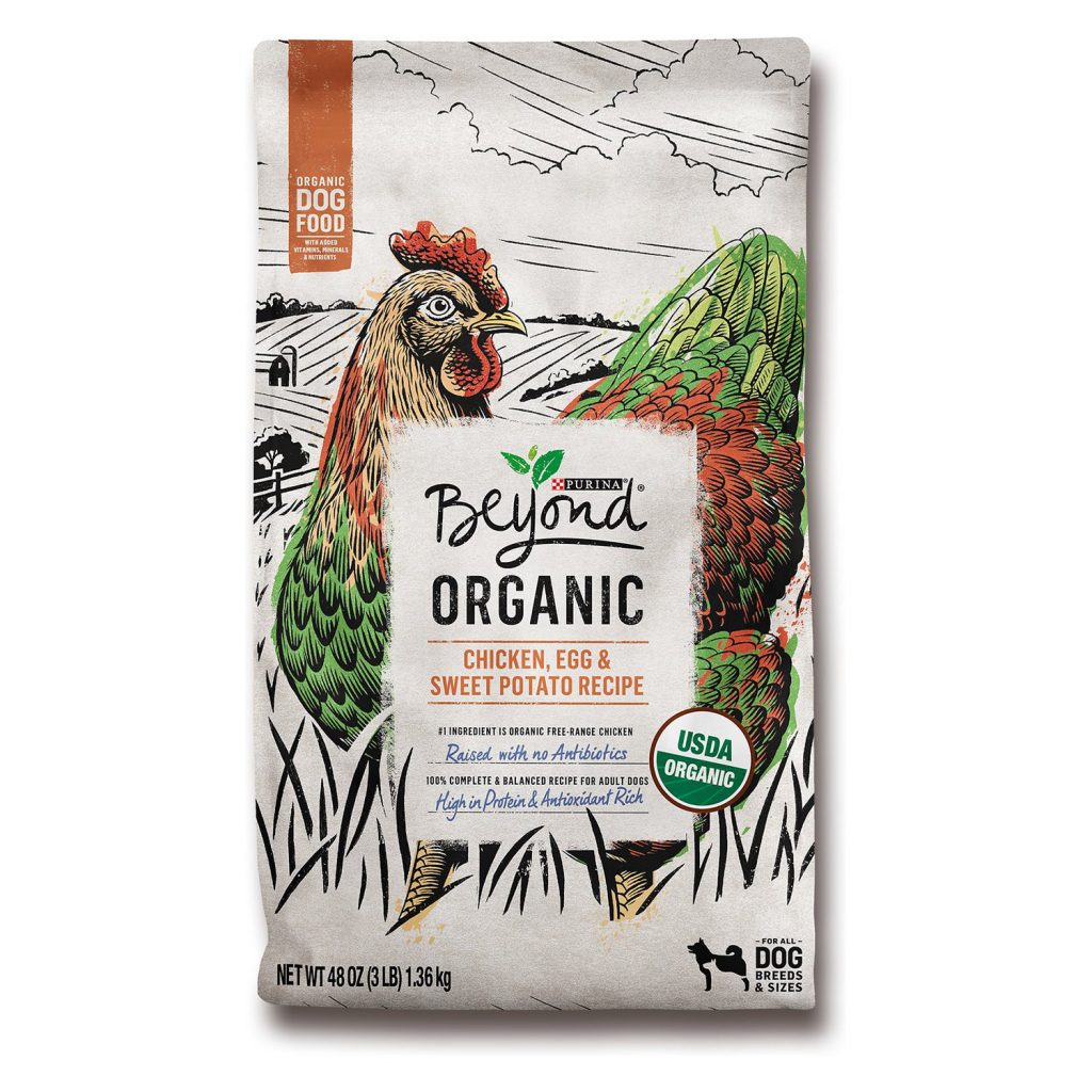 Purina Beyond Organic Chicken, Egg & Sweet Potato Recipe Natural Grain-Free Dry Dog Food
