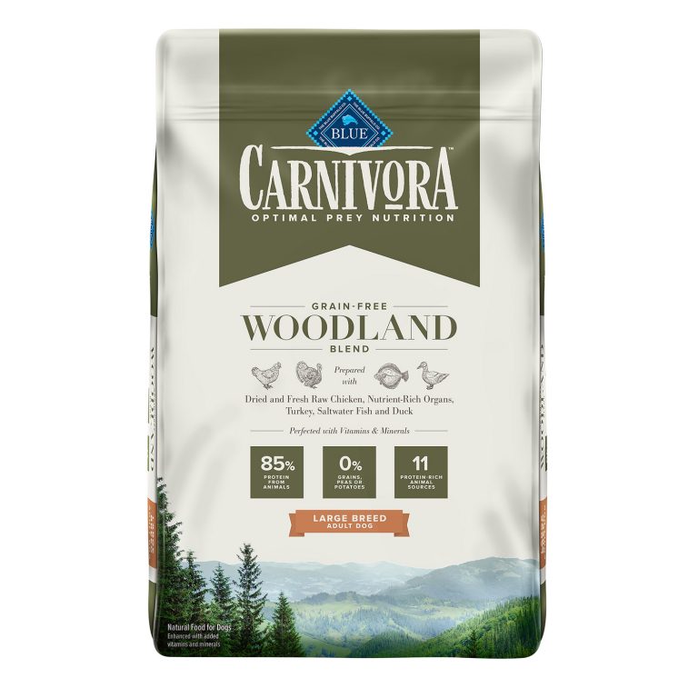 Blue Carnivora Adult Large Breed Woodland Blend Dry Dog Food