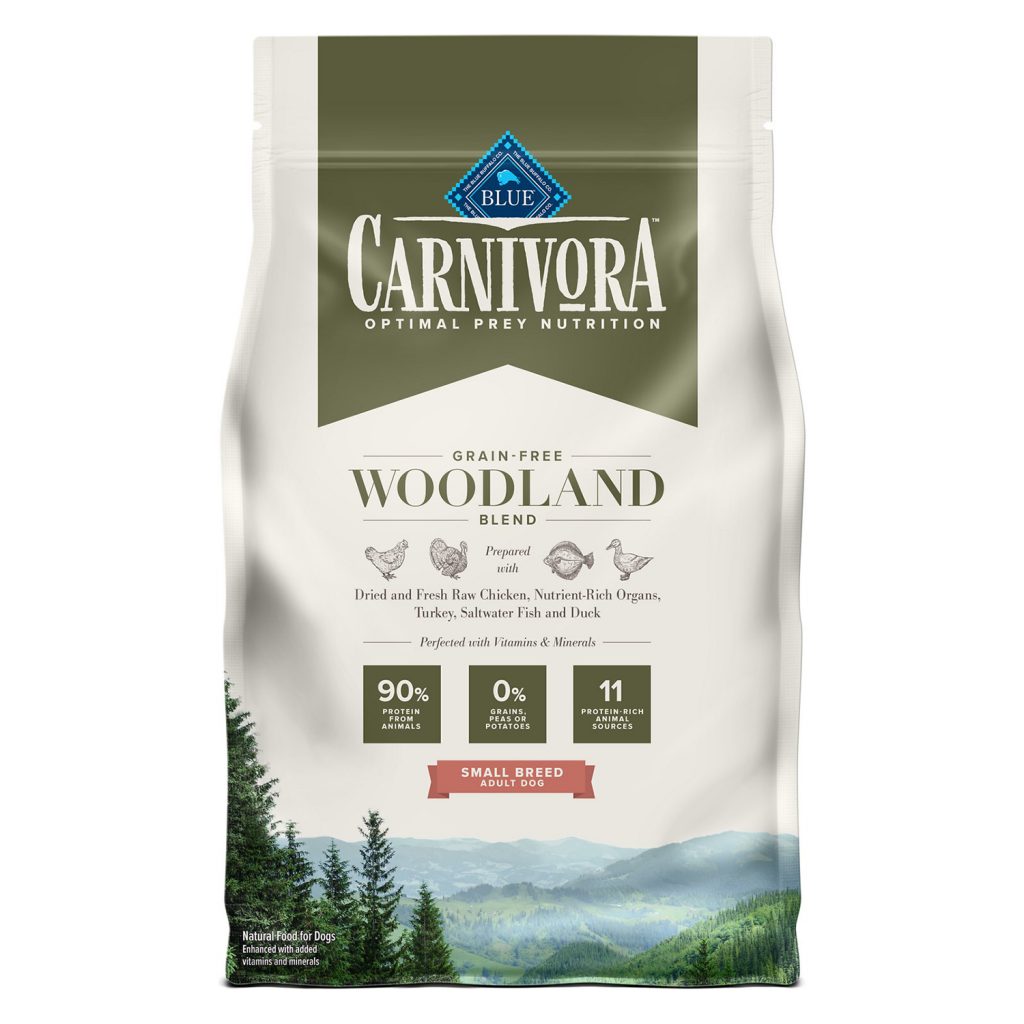 Blue Carnivora Adult Small Breed Woodland Blend Grain-Free Dry Dog Food