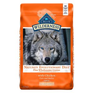 Blue Wilderness Large Breed Adult Chicken plus Wholesome Grains Recipe Dry Dog Food