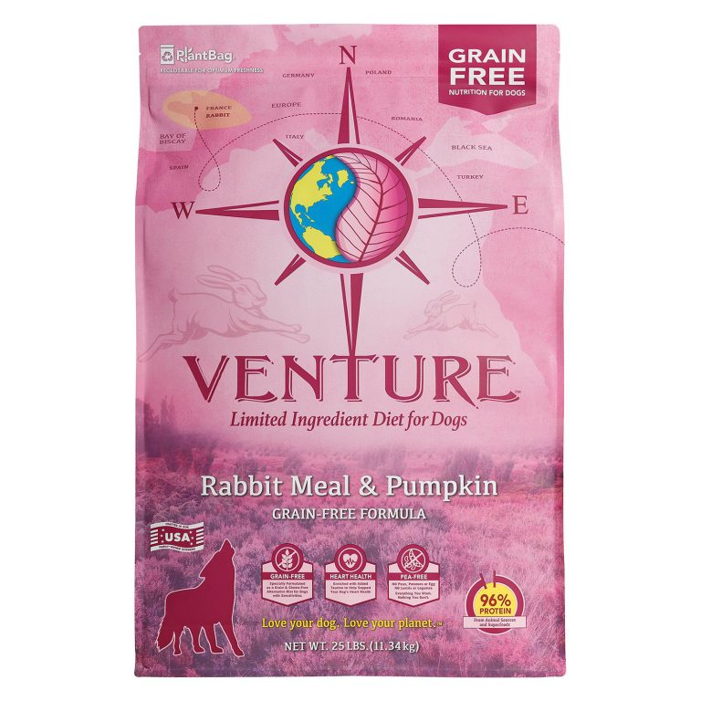 Earthborn Holistic Venture Limited Ingredient Grain-Free Rabbit Meal & Pumpkin Dry Dog Food