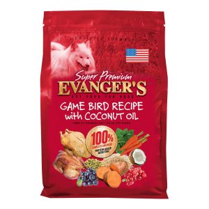 Evanger’s Super Premium Game Bird Recipe with Coconut Oil Dry Dog Food