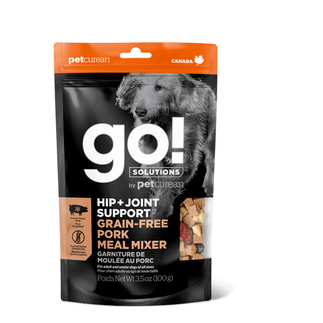 Go! Solutions Hip + Joint Support Pork Meal Mixer Dog Food Topper