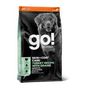Go! Solutions Skin + Coat Care Turkey Recipe with Grains Dry Dog Food