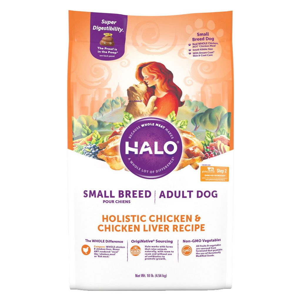 Halo Small Breed Adult Holistic Chicken & Chicken Liver Recipe Dry Dog Food