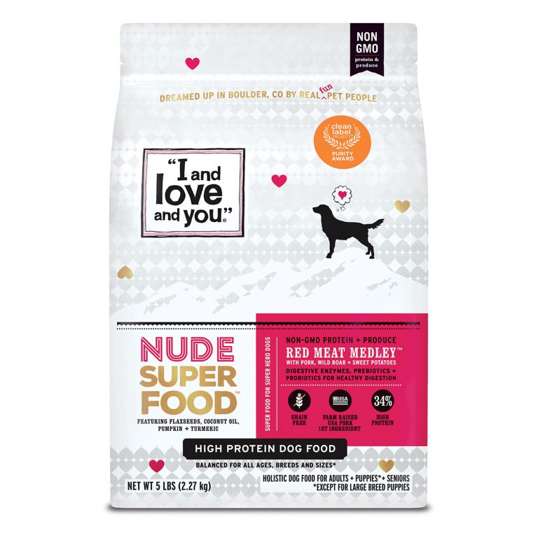 I and Love and You Nude Super Food Red Meat Medley Grain-Free Dry Dog Food