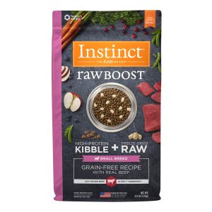 Instinct Raw Boost Grain-Free Recipe with Real Beef for Small Breed Dogs Dry Dog Food
