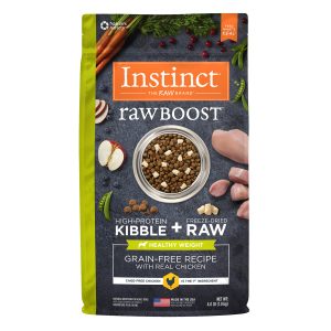 Instinct Raw Boost Grain-Free Recipe with Real Chicken For Healthy Weight Dry Dog Food