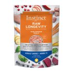 Instinct Raw Longevity Bites Cage-Free Chicken Recipe for Adults Ages 7+ Frozen Dog Food