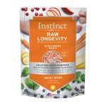 Instinct Raw Longevity Bites Cage-Free Chicken Recipe Grain-Free Frozen Dog Food