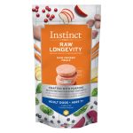 Instinct Raw Longevity Patties Cage-Free Chicken Recipe for Adults Ages 7+ Frozen Dog Food