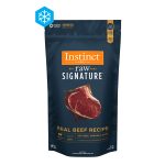 Instinct Raw Signature Patties Real Beef Recipe Frozen Dog Food