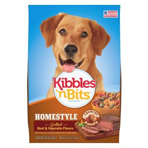 Kibbles n Bits Homestyle Grilled Beef & Vegetable Flavors Dry Dog Food