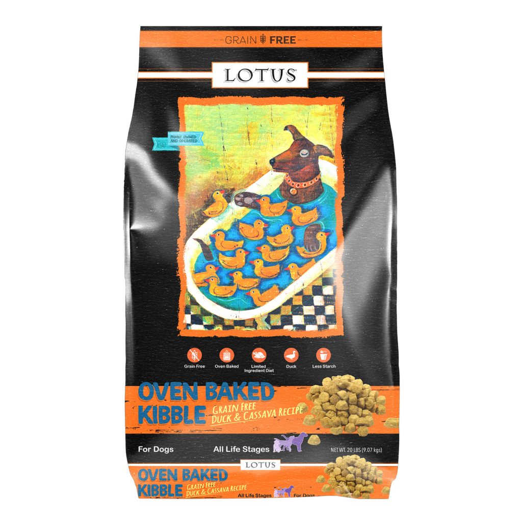 Lotus Oven Baked Regular Bites Duck Recipe Grain-Free Dry Dog Food