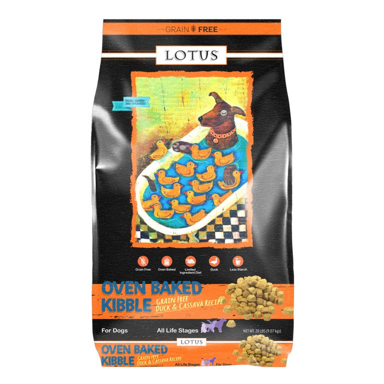 Lotus Oven Baked Regular Bites Duck Recipe Grain-Free Dry Dog Food