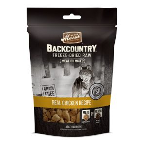 Merrick Backcountry Freeze-Dried Raw Meal Mixer Real Chicken Recipe Dog Food Topper