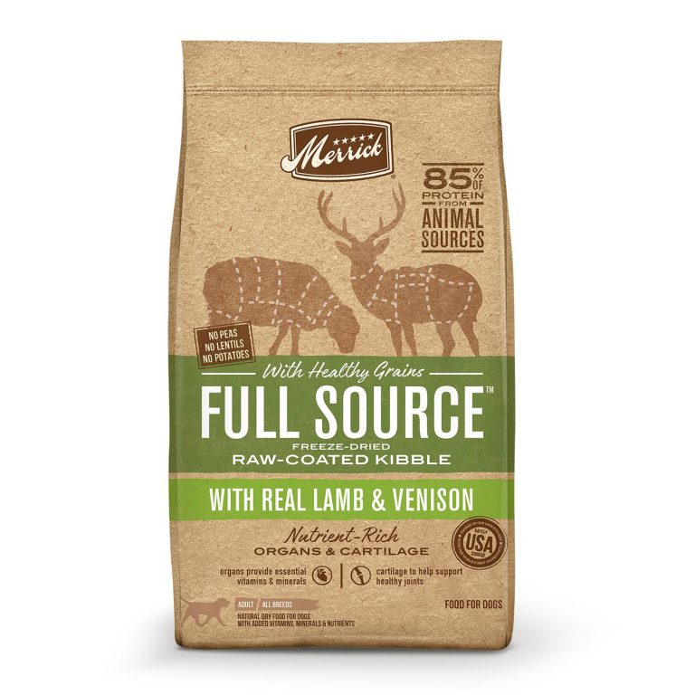 Merrick Full Source with Healthy Grains Raw-Coated Kibble with Lamb & Venison Dry Dog Food