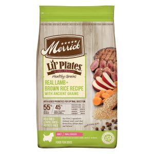 Merrick Lil’ Plates Real Lamb + Brown Rice Recipe with Ancient Grains Dry Dog Food