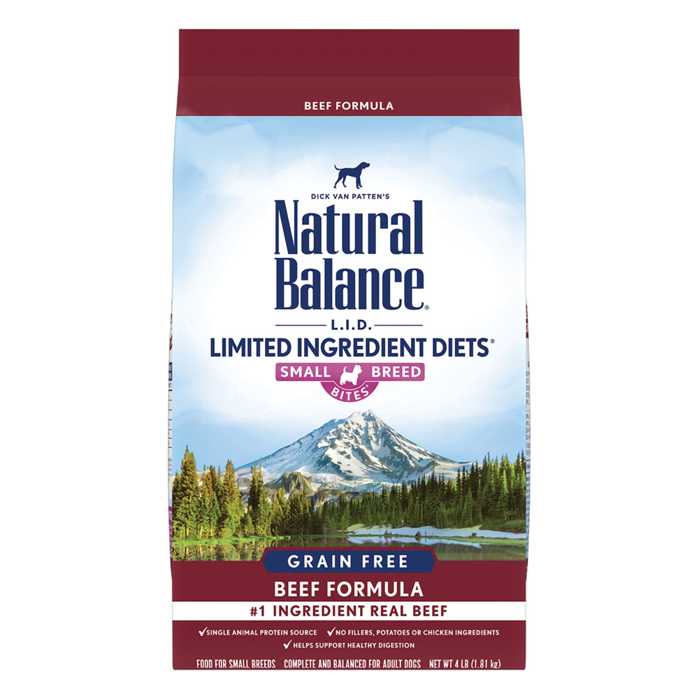 Natural Balance L.I.D. Limited Ingredient Diets Grain-Free Beef Small Breed Bites Dry Dog Food