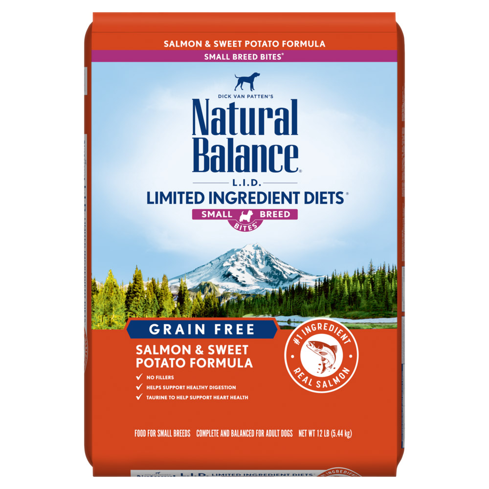 Natural Balance L.I.D. Limited Ingredient Diets Grain-Free Salmon & Sweet Potato Small Breed Bites Dry Dog Food
