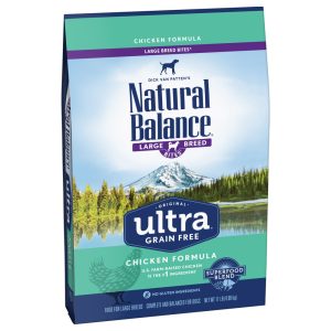 Natural Balance Original Ultra Grain-Free Large Breed Bites Chicken Formula Dry Dog Food