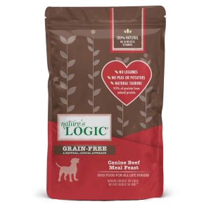 Nature’s Logic Grain-Free Canine Beef Meal Feast Dry Dog Food