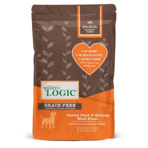 Nature’s Logic Grain-Free Canine Duck & Salmon Meal Feast Dry Dog Food