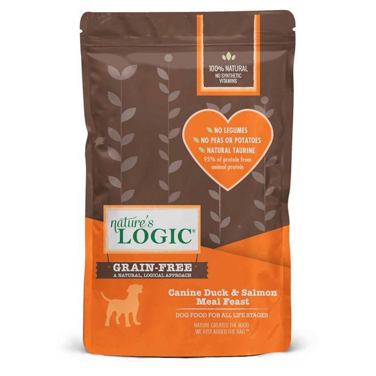 Nature’s Logic Grain-Free Canine Duck & Salmon Meal Feast Dry Dog Food