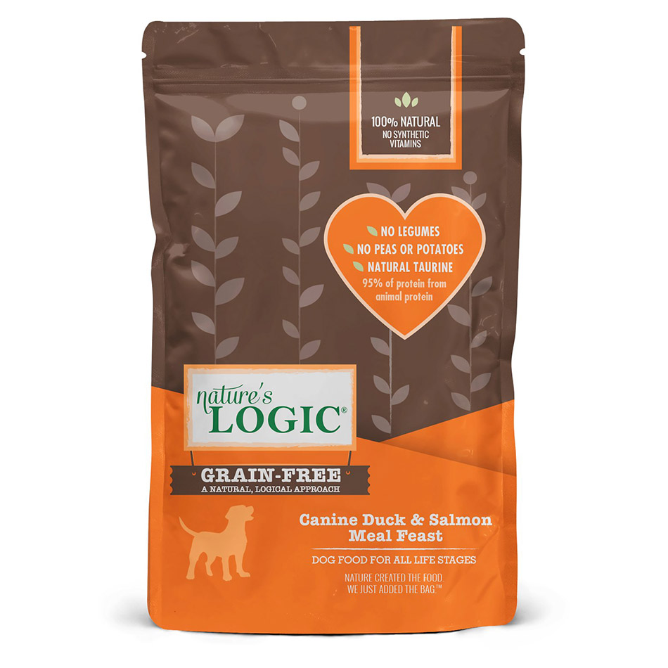 Nature’s Logic Grain-Free Canine Duck & Salmon Meal Feast Dry Dog Food