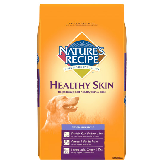 Nature’s Recipe Healthy Skin Vegetarian Recipe Dry Dog Food