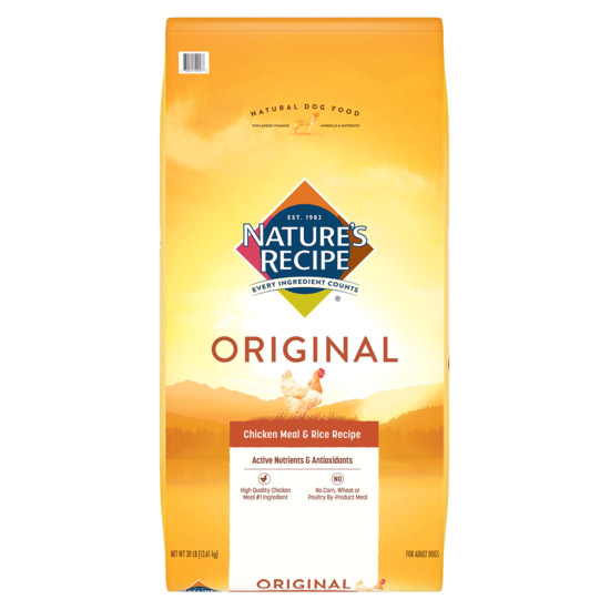 Nature’s Recipe Original Adult Chicken Meal & Rice Recipe Dry Dog Food