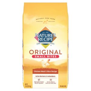Nature’s Recipe Original Small Bites Chicken Meal & Rice Recipe Dry Dog Food