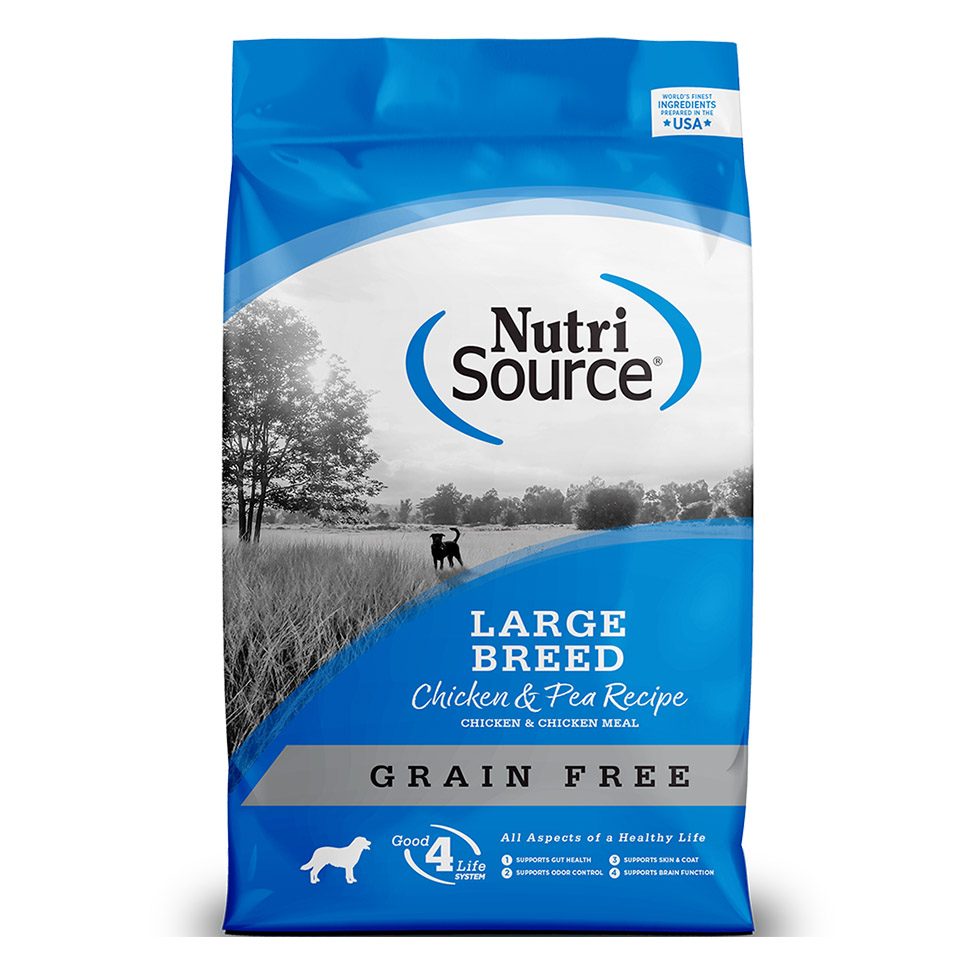 NutriSource Grain-Free Large Breed Chicken & Pea Recipe Dry Dog Food