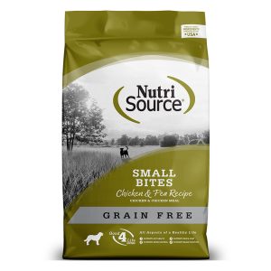 NutriSource Grain-Free Small Bites Chicken & Pea Recipe Dry Dog Food