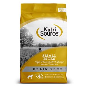 NutriSource Grain-Free Small Bites High Plains Select Recipe Dry Dog Food