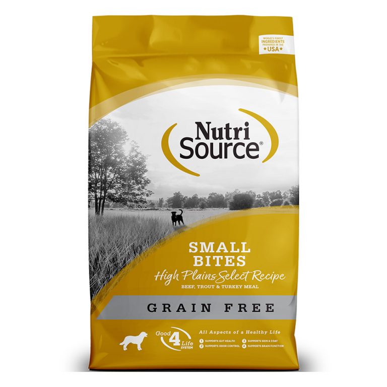 NutriSource Grain-Free Small Bites High Plains Select Recipe Dry Dog Food