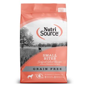 NutriSource Grain-Free Small Bites Seafood Select Recipe Dry Dog Food