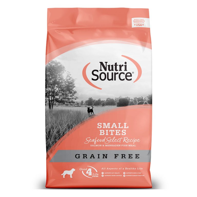 NutriSource Grain-Free Small Bites Seafood Select Recipe Dry Dog Food