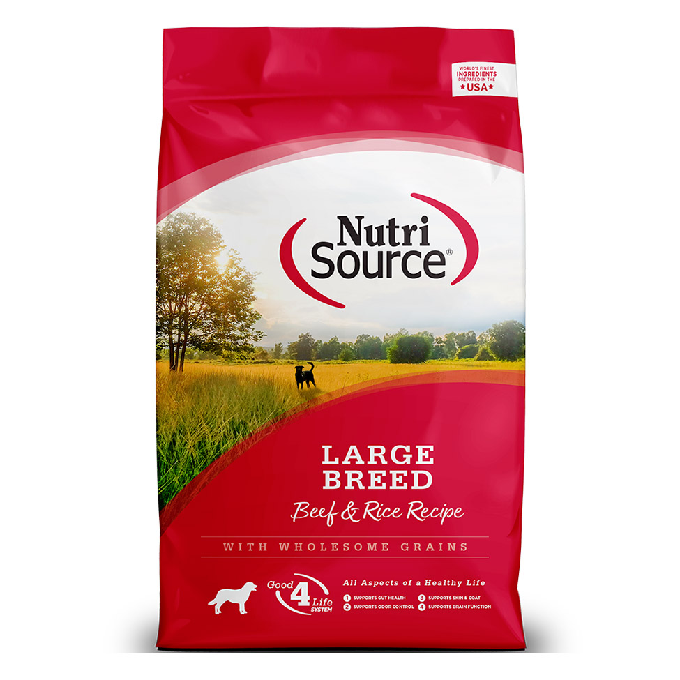 NutriSource Large Breed Beef & Rice Recipe Dry Dog Food