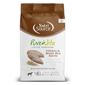 NutriSource PureVita Chicken & Brown Rice Entree Dry Dog Food